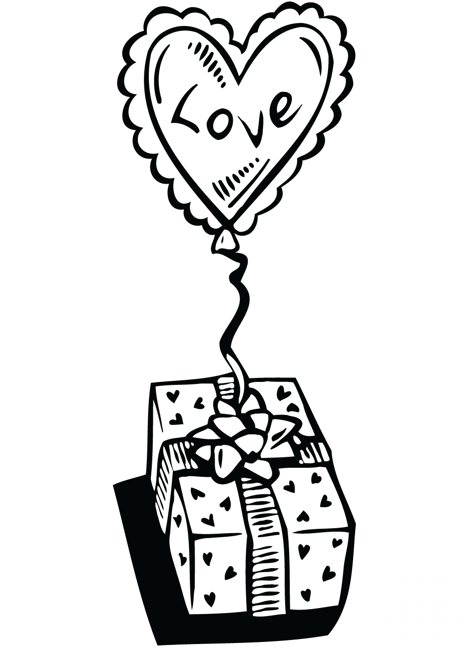 Love Balloon with Gift