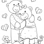 Cute Bears Hugging