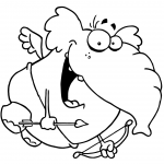 Elephant as Cupid