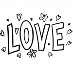 Love Word Art