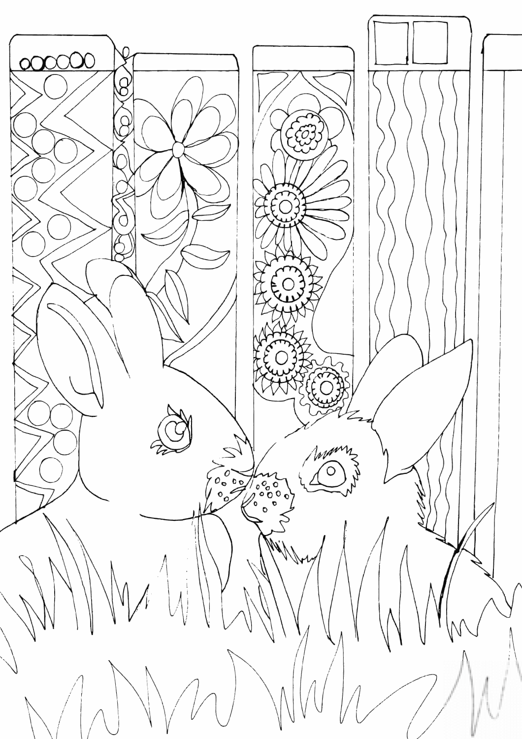 Rabbits Couple