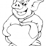 Pig with Heart