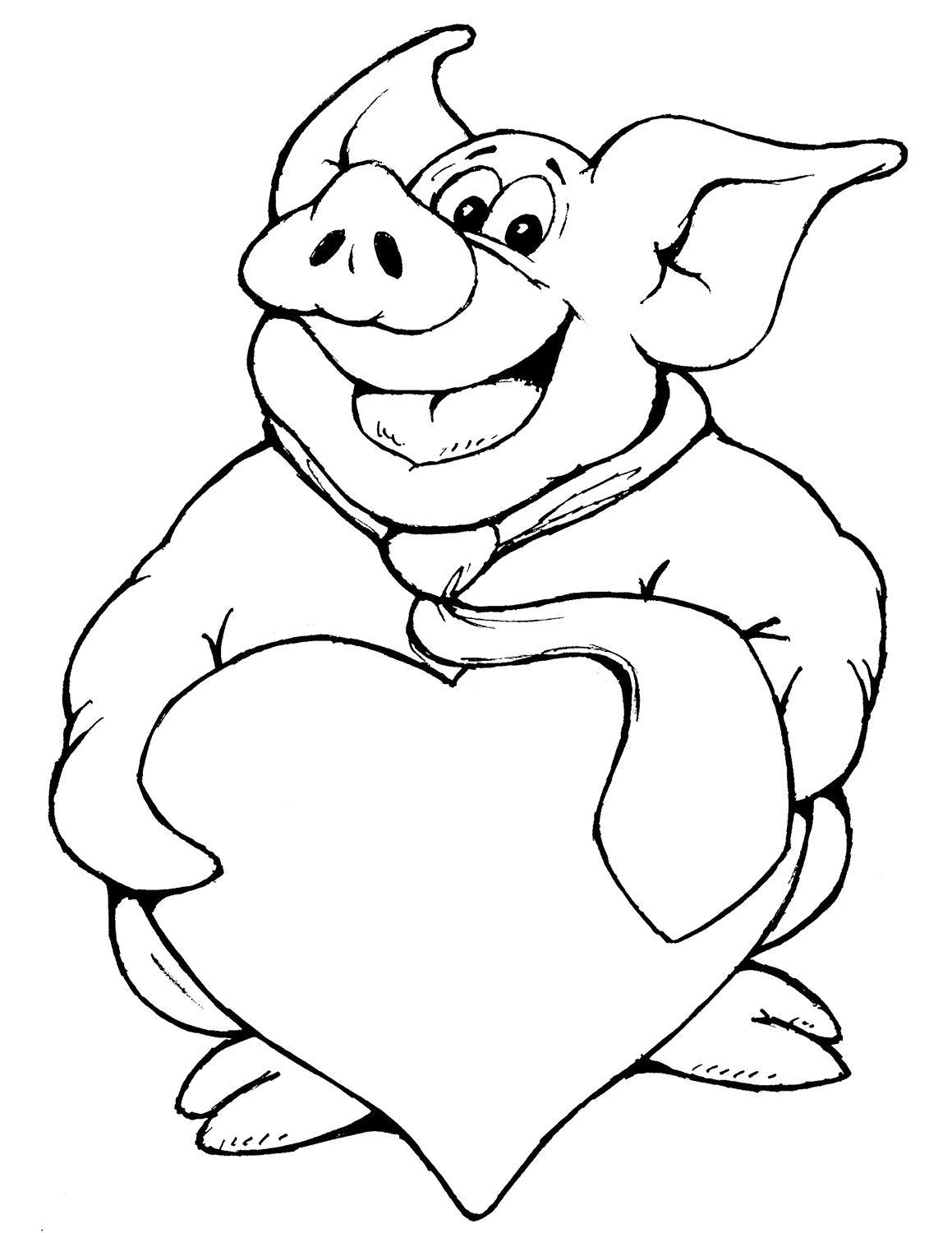 Pig with Heart