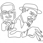 John Coltrane and Thelonious Monk...