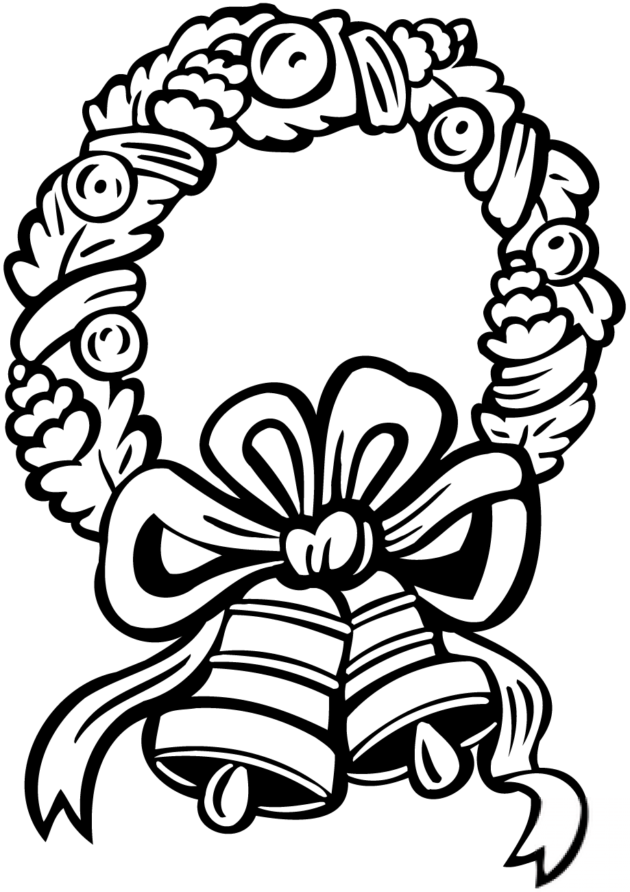 Christmas Wreath with Jingle Bells