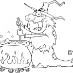 Brzydka wiedźma Halloweenowa...