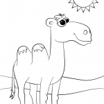 Cute Cartoon Camel