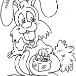 Easter Bunny with Basket
