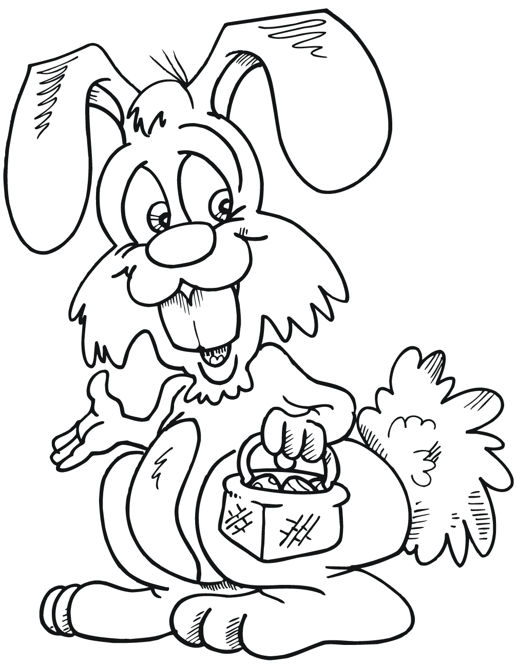 Easter Bunny with Basket