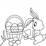 Easter Basket and Bunny