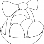 Easter Basket with Eggs