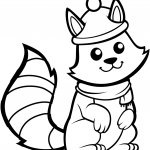 Funny Squirrel in a Hat