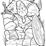 Viking with Sword and Shield