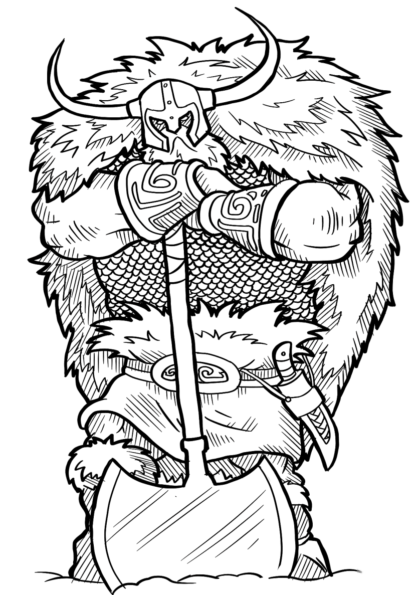 Viking with Axe