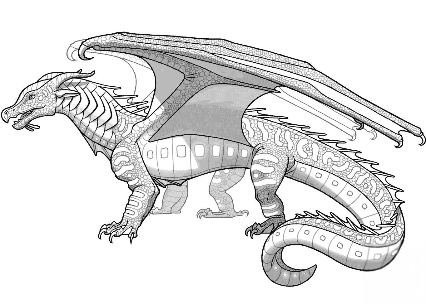 Seawings Dragon from Wings of Fire