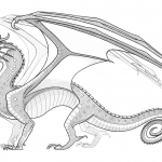 Rainwing Dragon from Wings of Fire