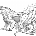 Mudwing Dragon from Wings of Fire