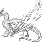 Skywing Dragon from Wings of Fire