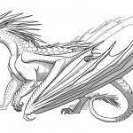 Icewing Dragon from Wings of Fire