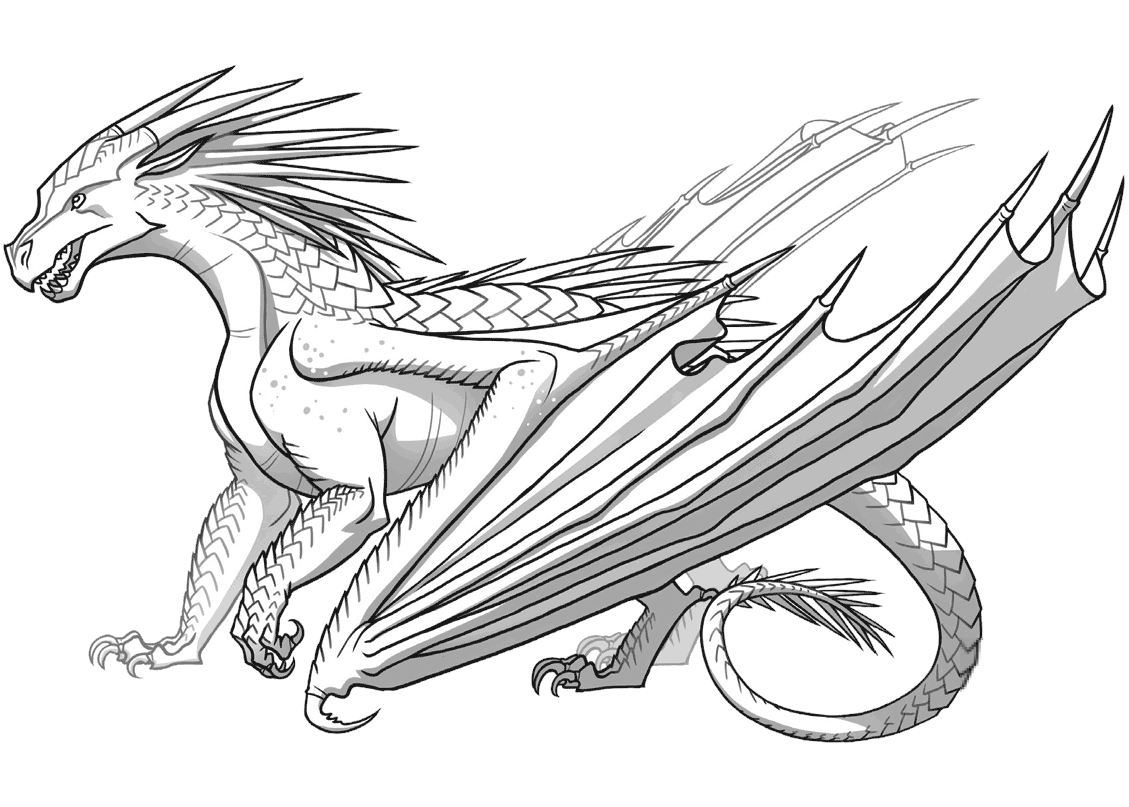 Icewing Dragon from Wings of Fire