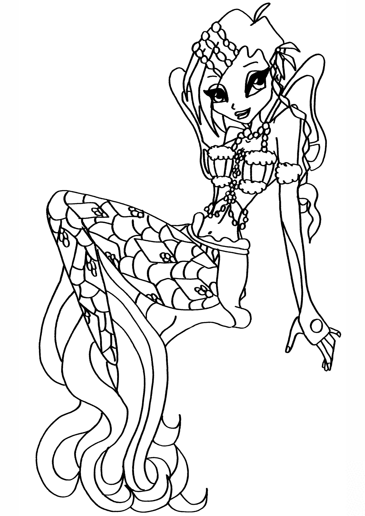 Winx Club Mermaid Tecna