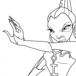 Icy wykonująca atak Gloomix