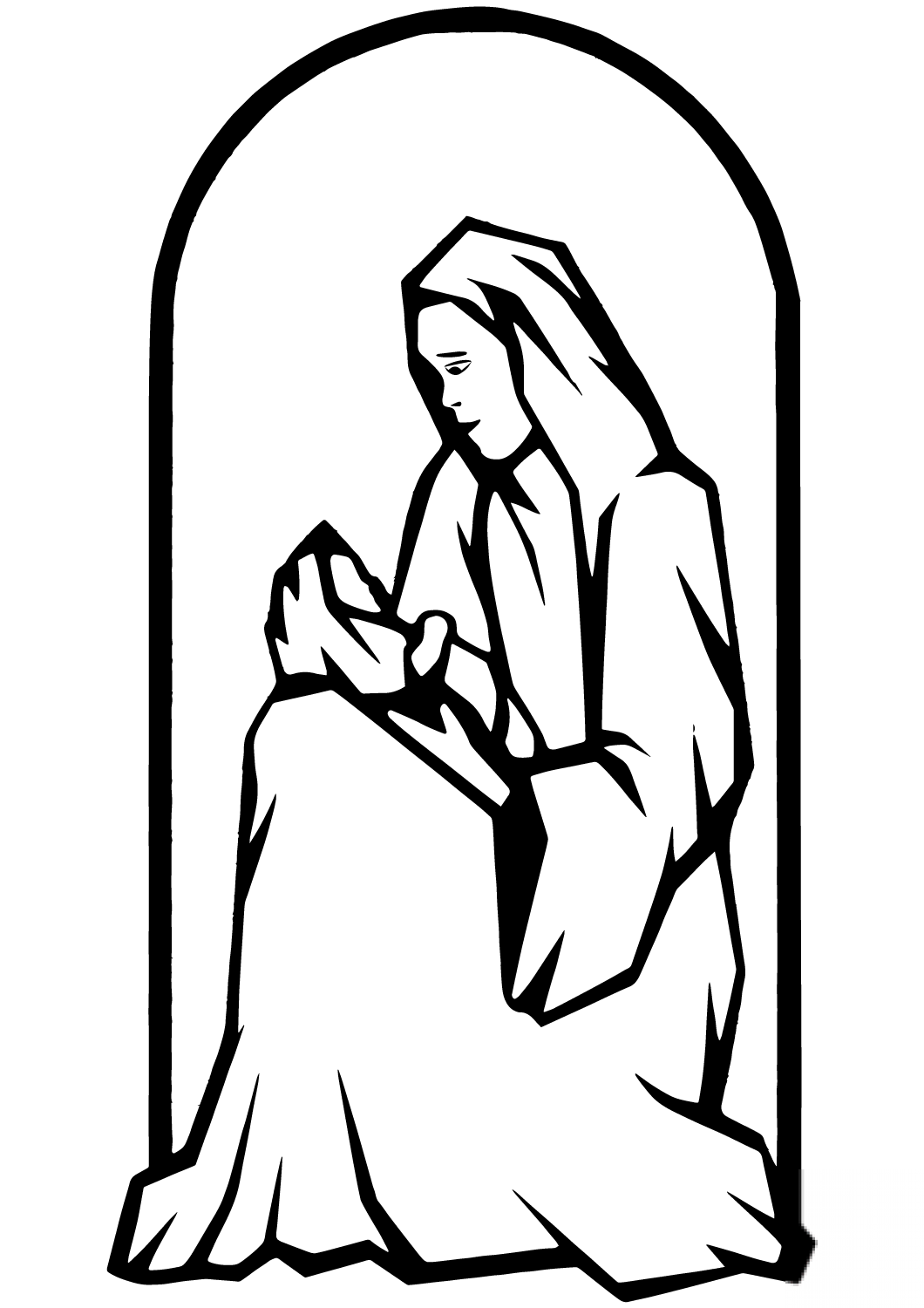 Nativity Stained Glass
