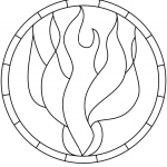 Pentecost Holy Spirit Flame Dove...