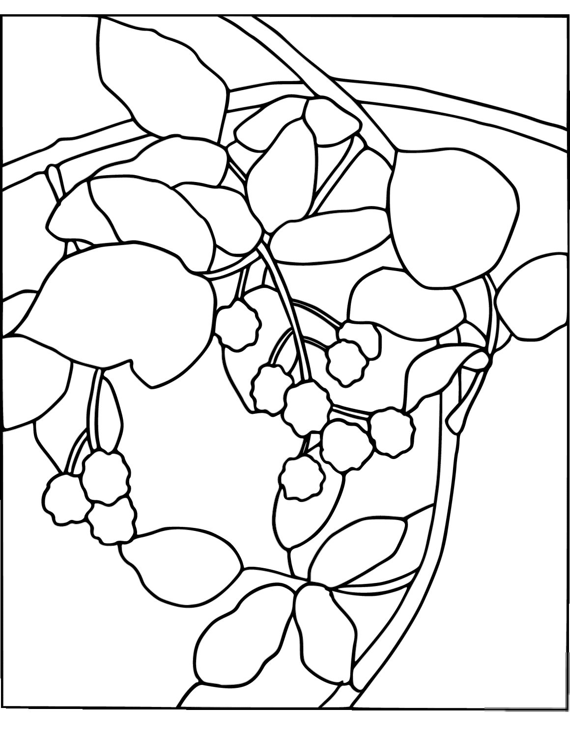 Stained Glass Berries