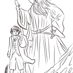 Over Hill, Bilbo and Gandalf