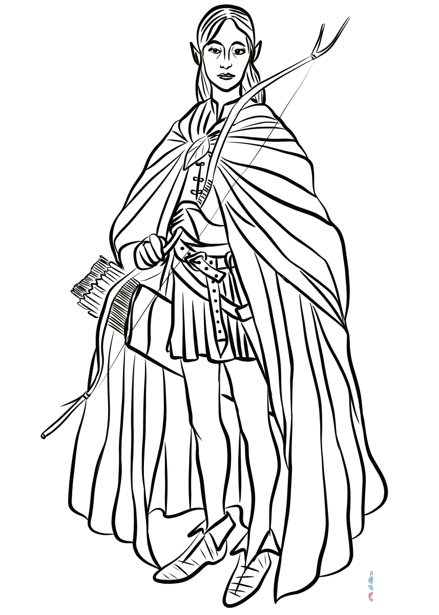 Legolas Zielony liść