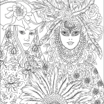 Women Wearing Masks at the Carnival...