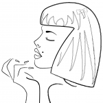 Woman's Side Profile