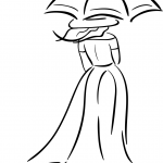 Woman with Sun Umbrella