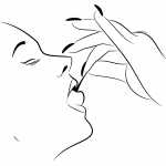 Sensual Woman Eating Cherry