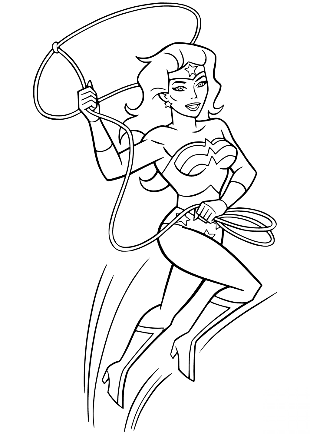 Wonder Woman with Lasso of Truth