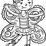 Dziewczynka przebrana w strój...