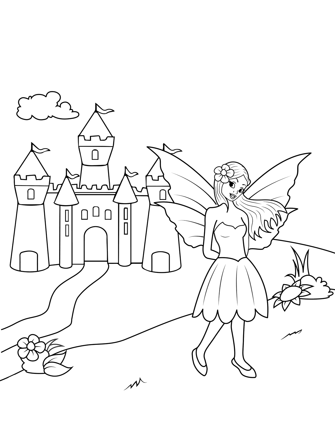 Fairy near Castle
