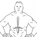 Zawodnik wrestingowy Brock Lesnar