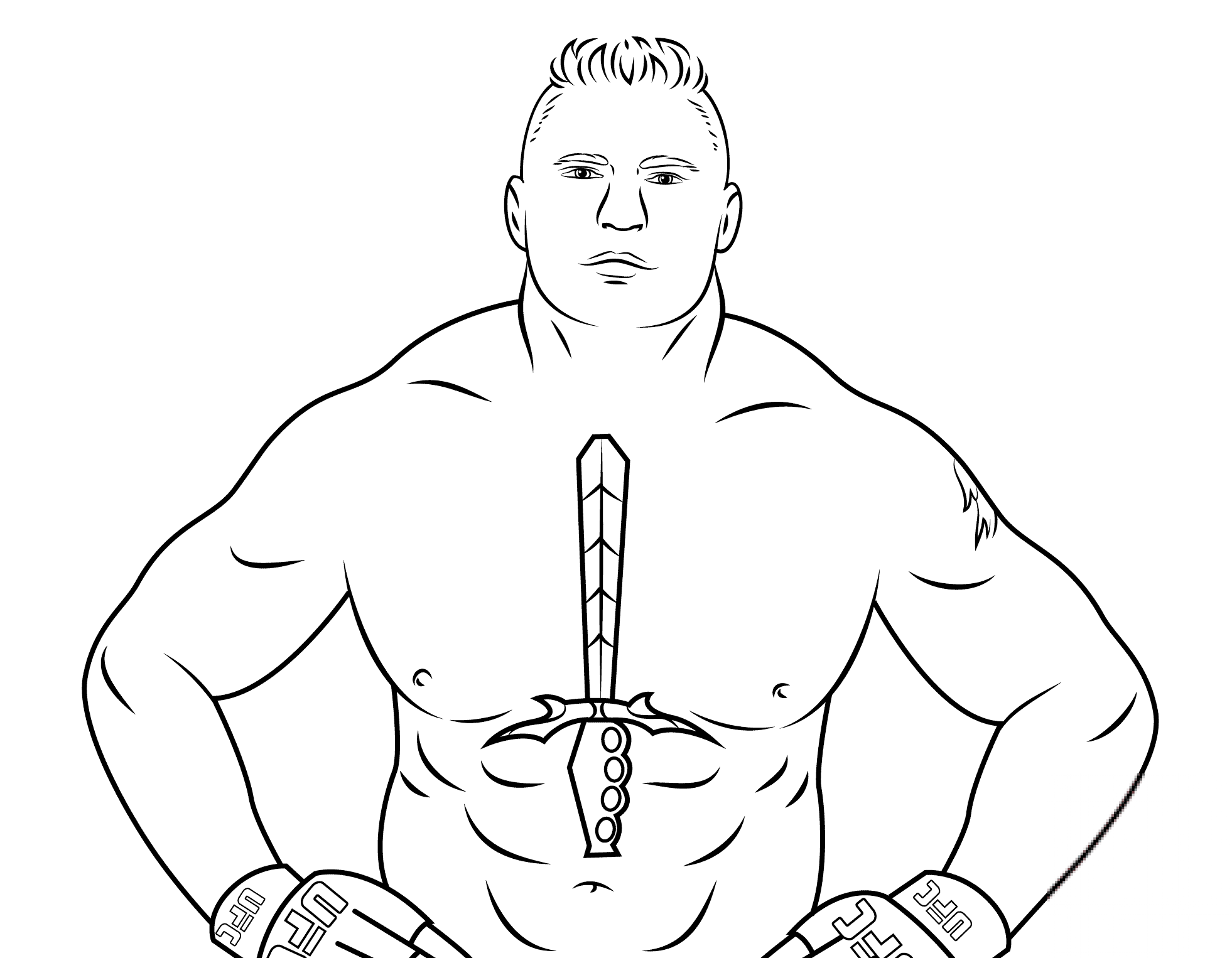 Zawodnik wrestingowy Brock Lesnar
