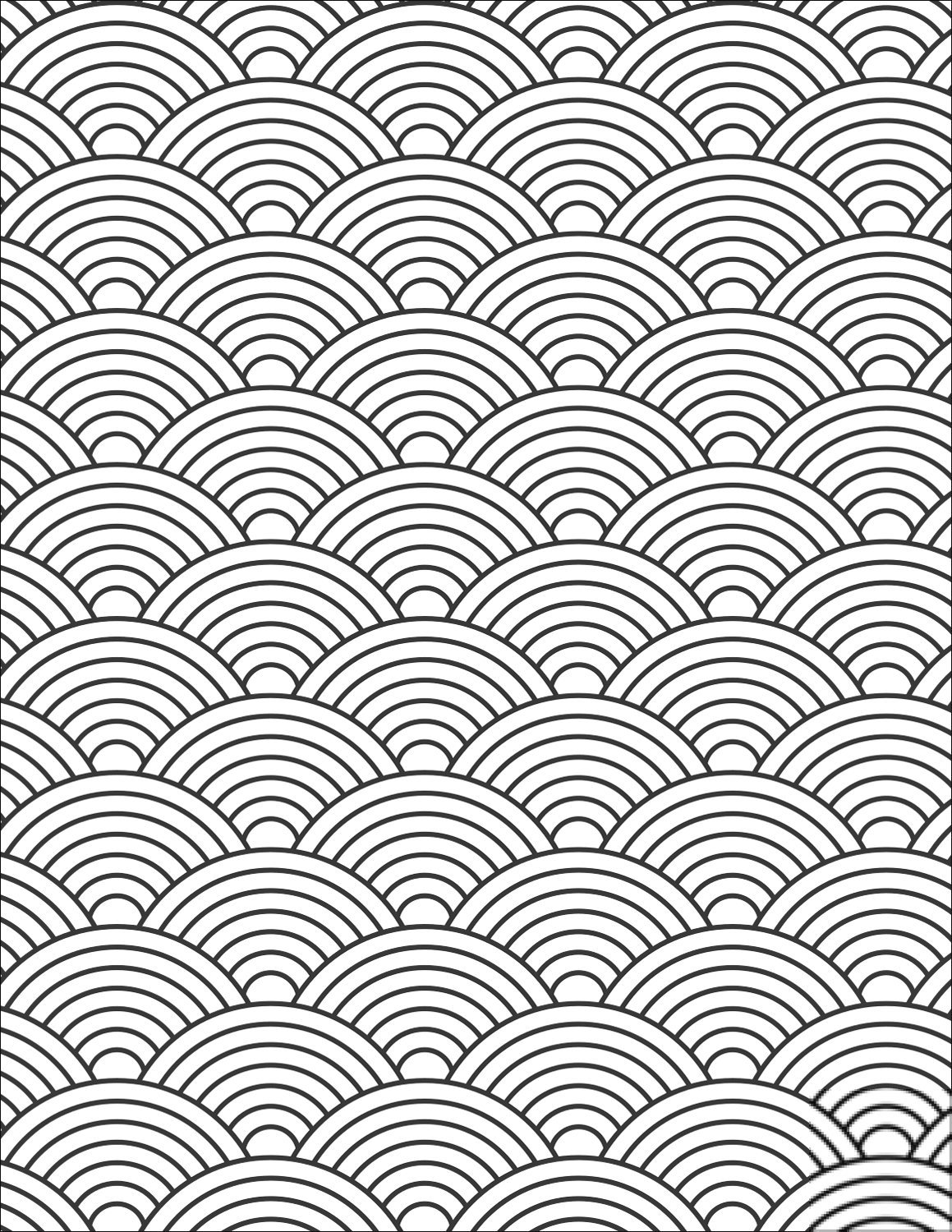 Japanese Wave Pattern