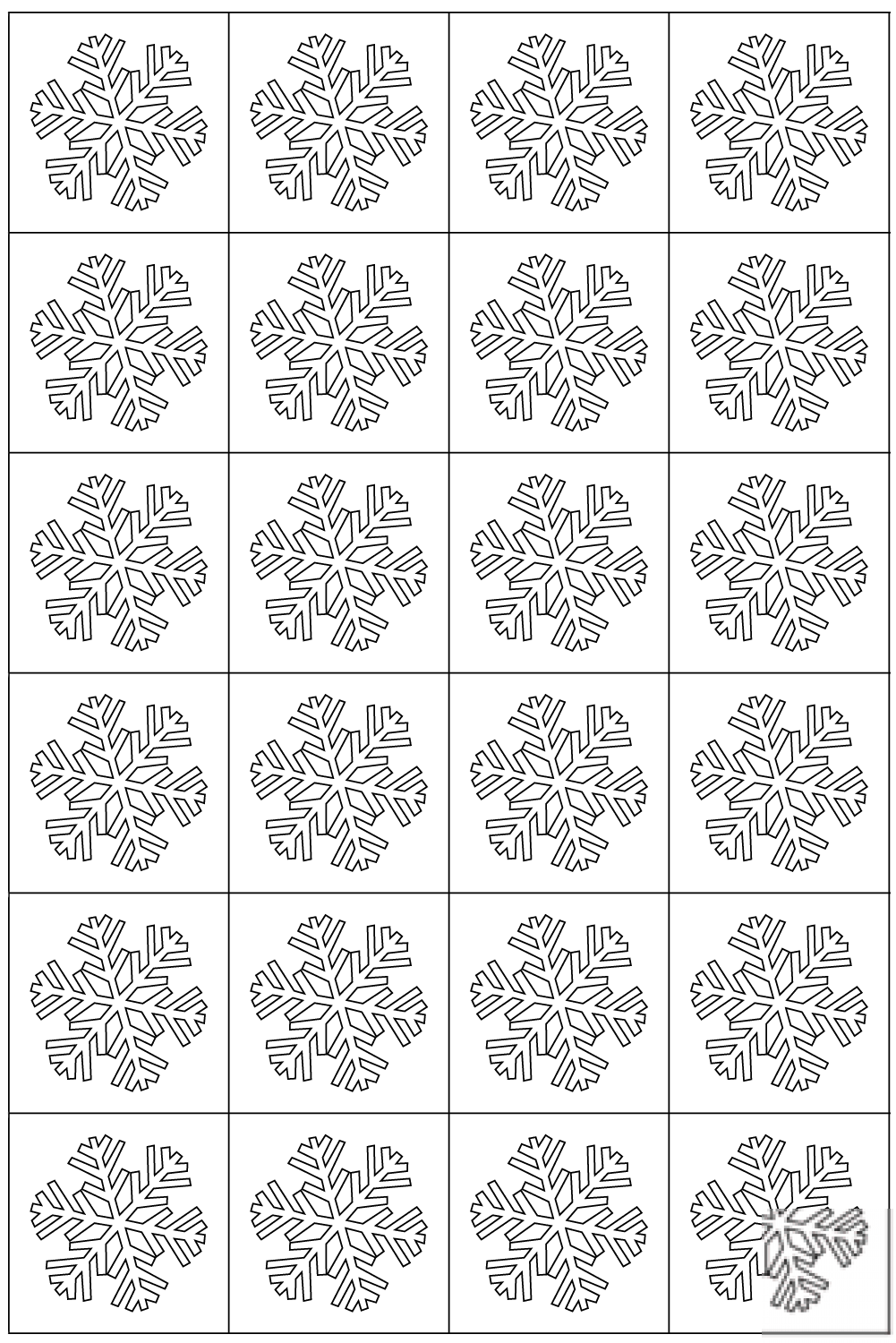 Snowflake Pattern