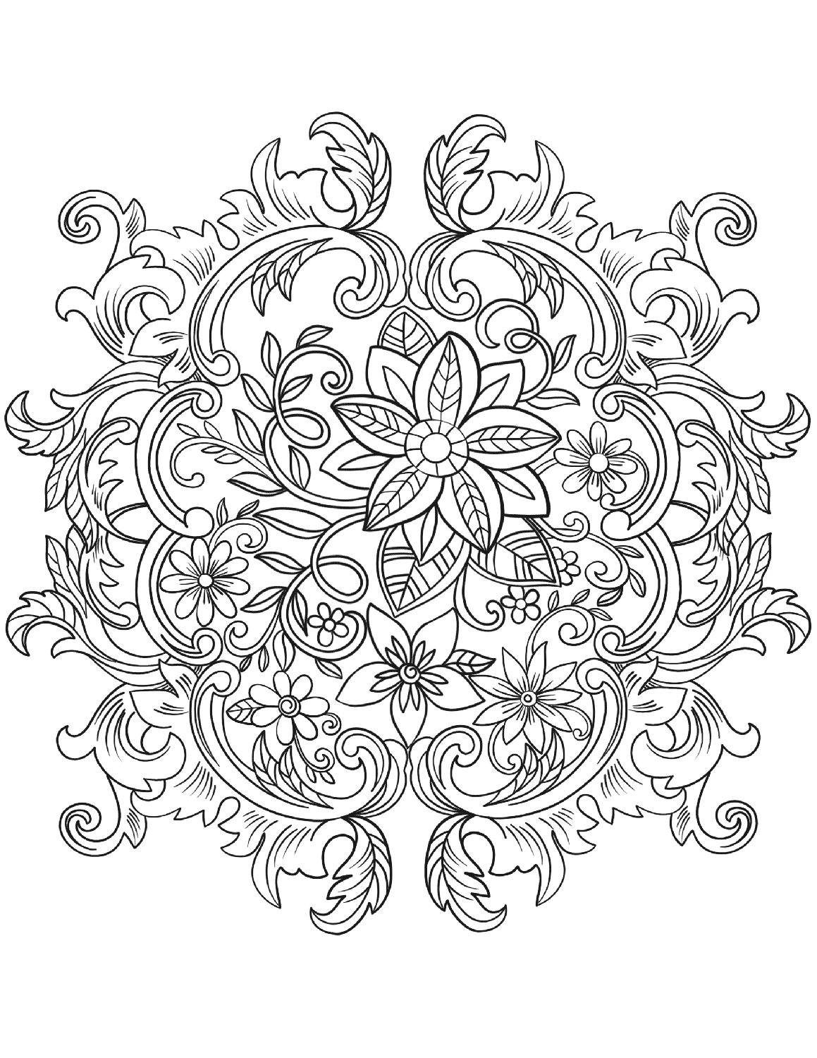 Vintage Baroque Flowers