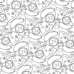 Pizza and Sausage Pattern