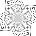 Sayagata Tiling Pattern