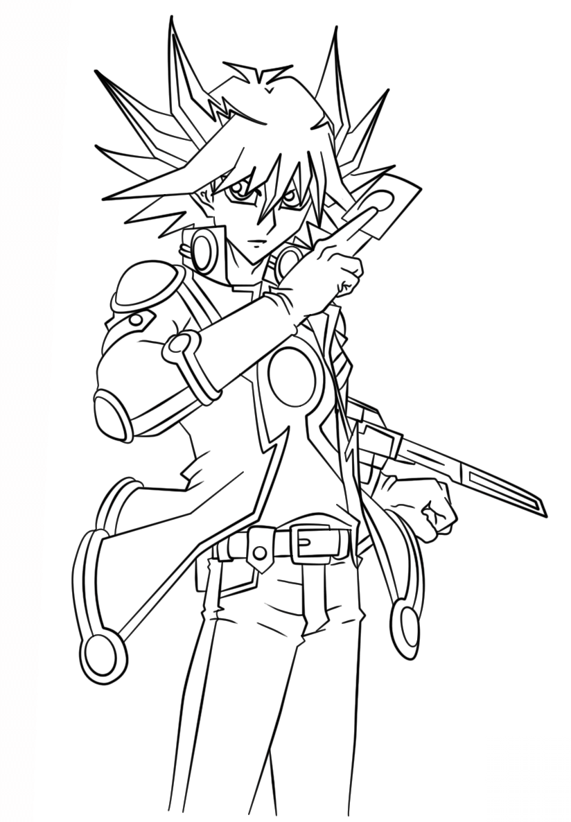 Yusei Fudo from Yu-Gi-Oh! 5Ds