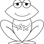 Uśmiechnięta żaba