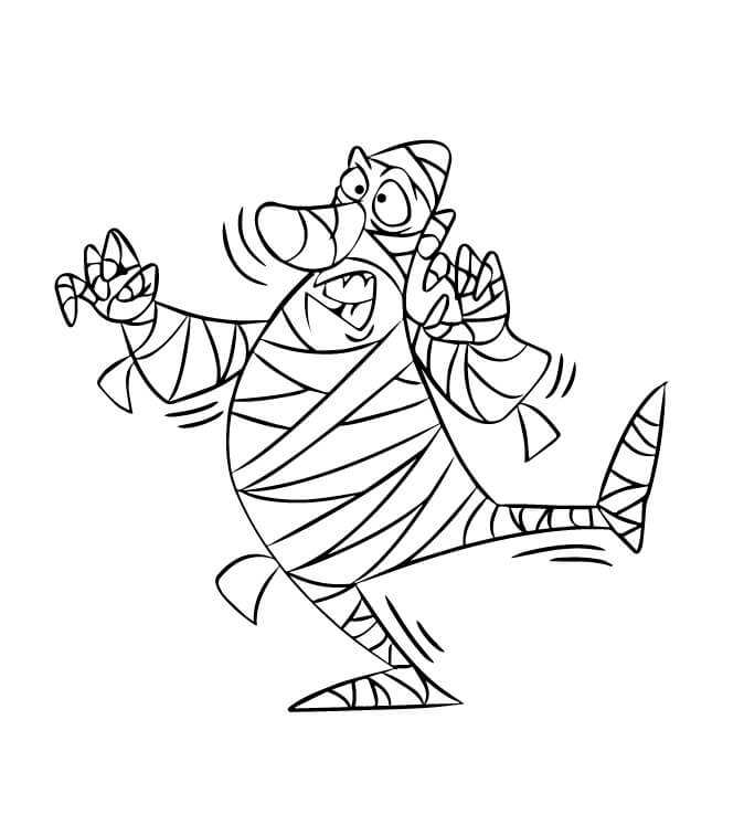 Mumia próbuje straszyć