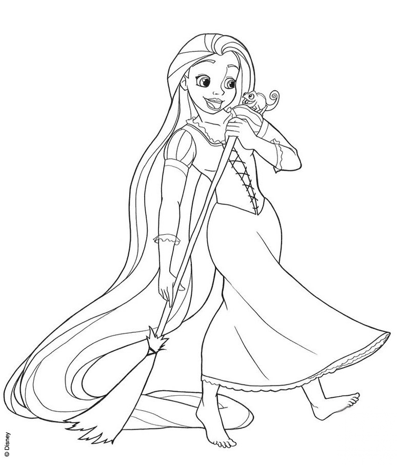 Rapunzel Sweeping