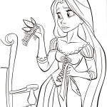 Princess Rapunzel with Crown